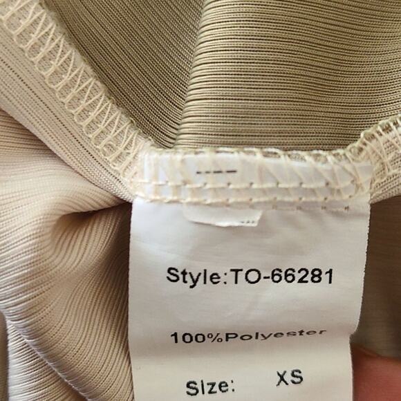 Pink Martini Asymmetrical Colorblock Short Sleeve Blouse - Size XS - NWT - Picture 7 of 7